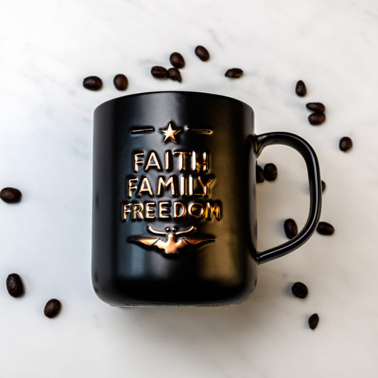 Faith Family Freedom Mug